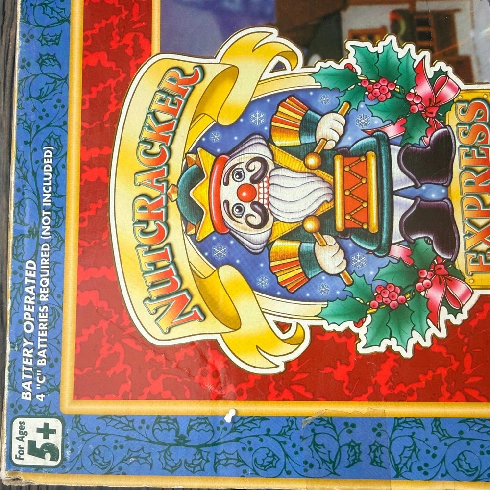 Toy State Nutcracker Express Christmas Train Set 5303 Holiday Music Animated Car